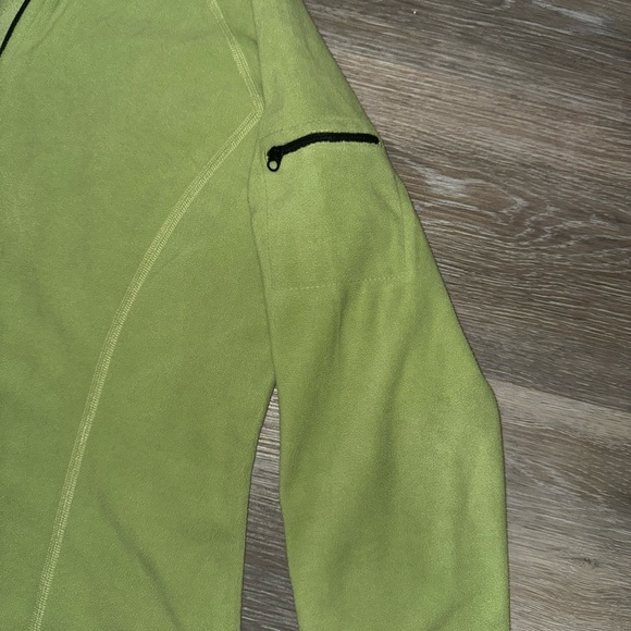 L.L. Bean Light Green 1/4 Zip -Quarter-zip Pullover Jacket - Size Small - Picture 3 of 4